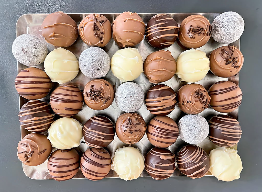 Pralines, hausgemacht von der Bäckerei Moser, Messen
